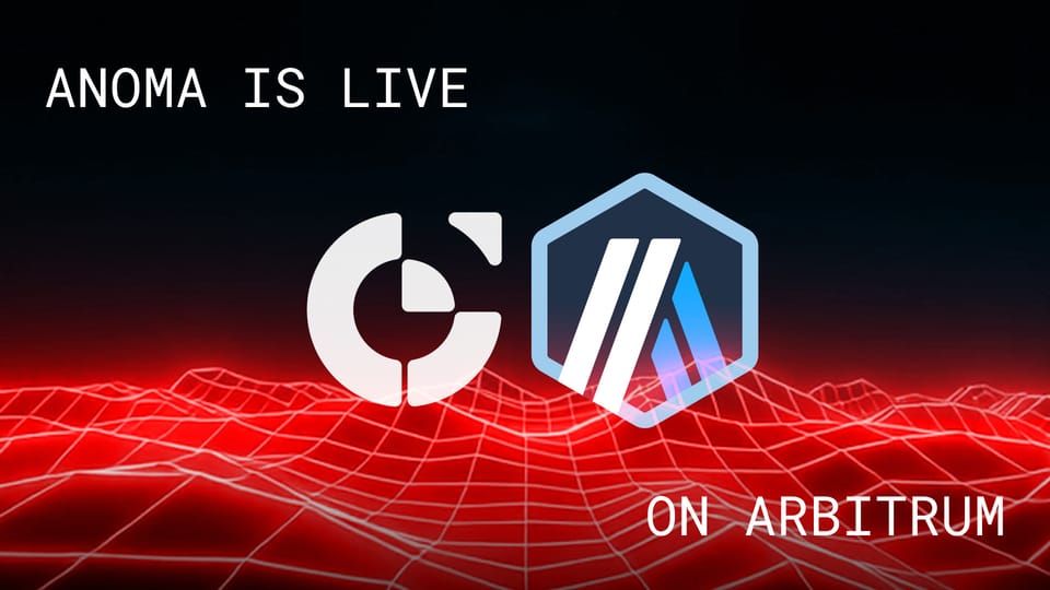Anoma is Now Live on Arbitrum